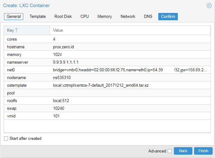 Создать vps. LXC Proxmox. Proxmox LXC иконки. Заявка контент ID. Proxmox LXC DNS.